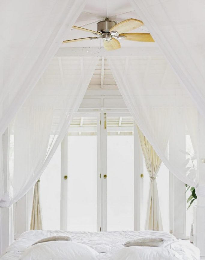 techo cama dormitorio feng shui